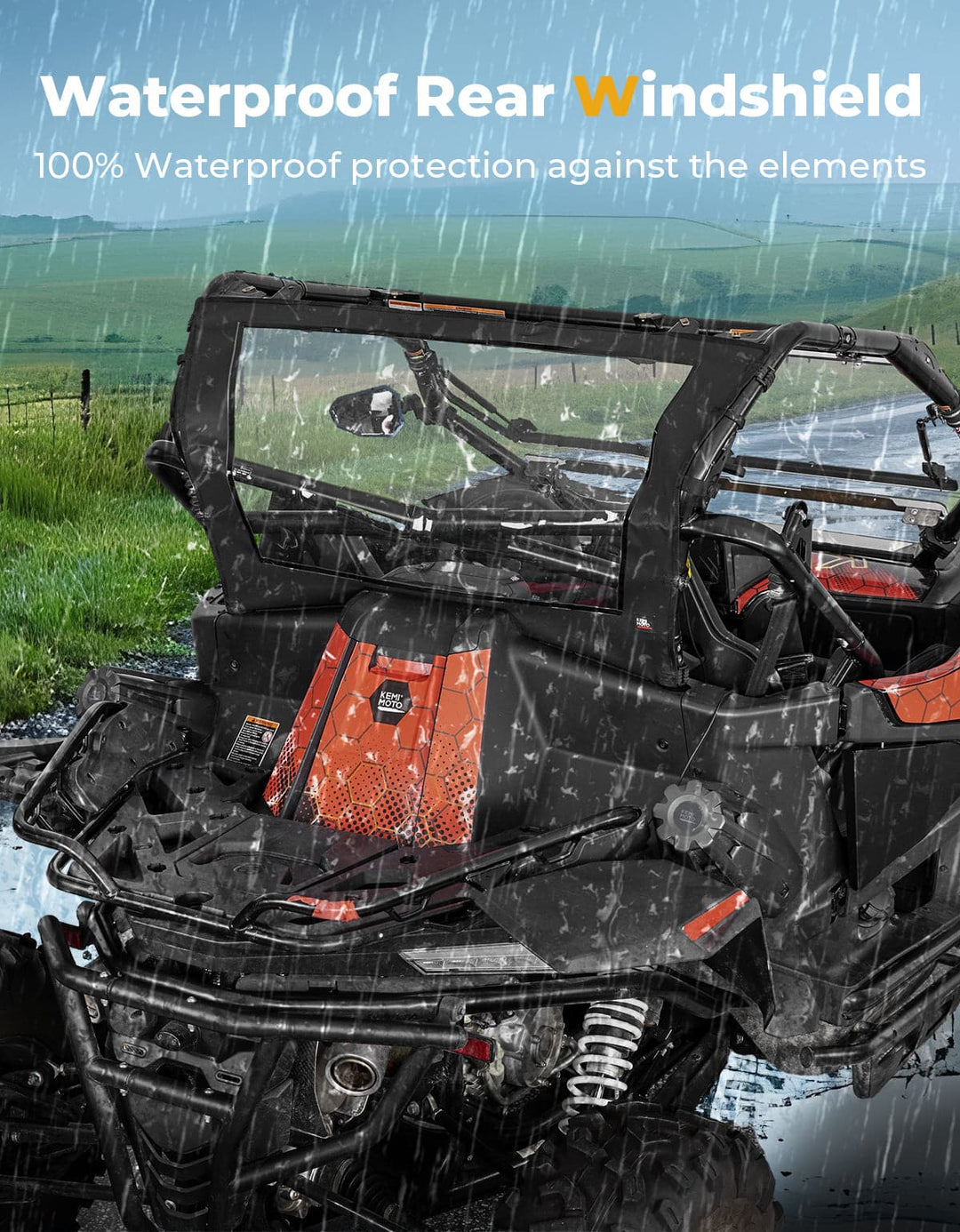 UTV Soft Rear Windshield for CFMOTO ZForce 950