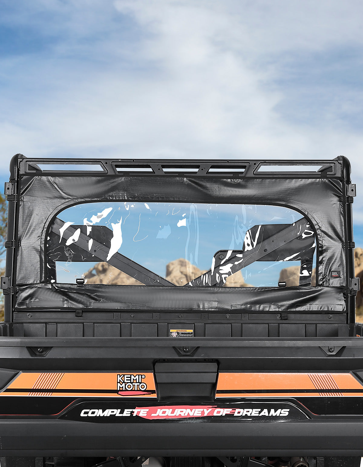 Rear Window Windshield for Polaris Ranger
