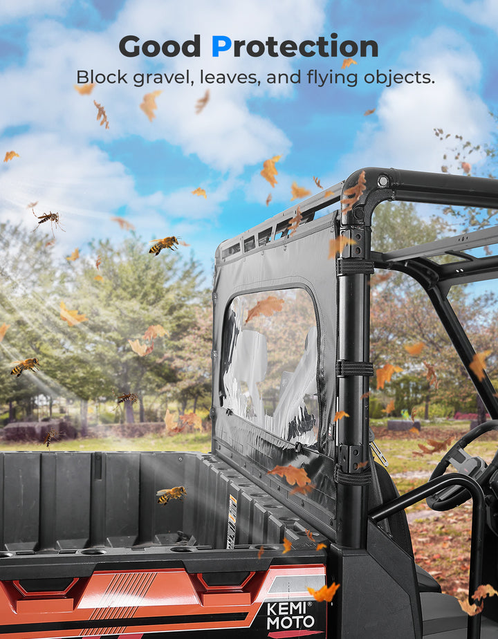 Rear Window Windshield for Polaris Ranger