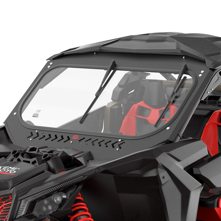Glass Windshield with Sliding Vents for Can-Am Maverick X3 / X3 MAX