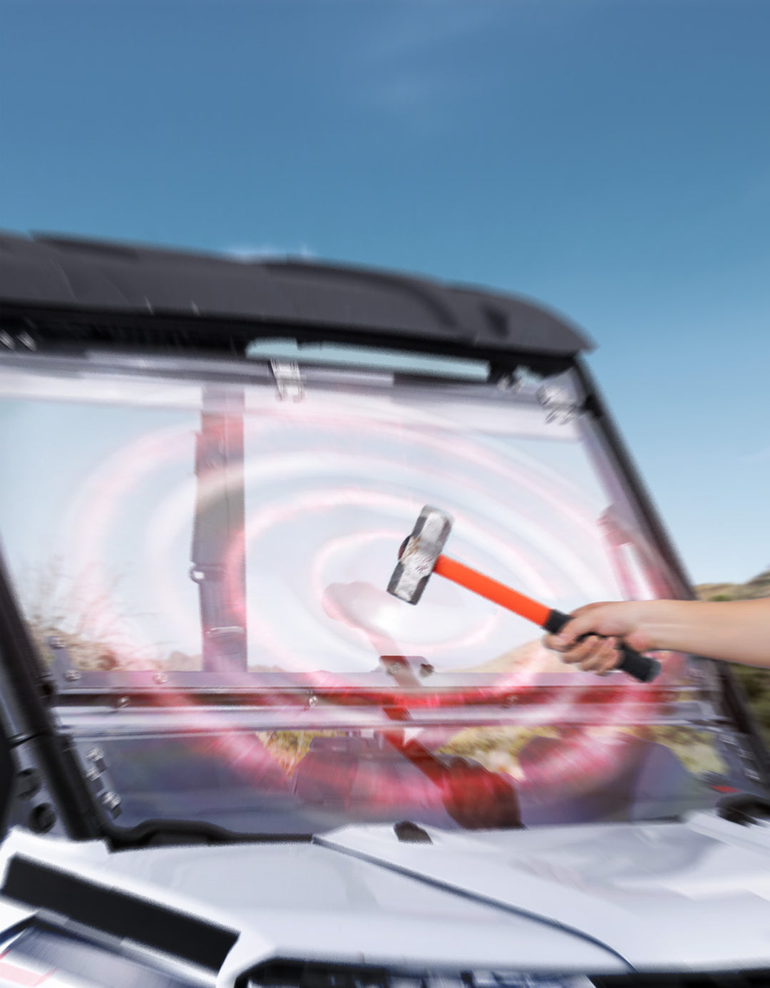 3-IN-1 Flip Windshield for Polaris Ranger XP 900/1000/ Crew XP 1000 2014-2025