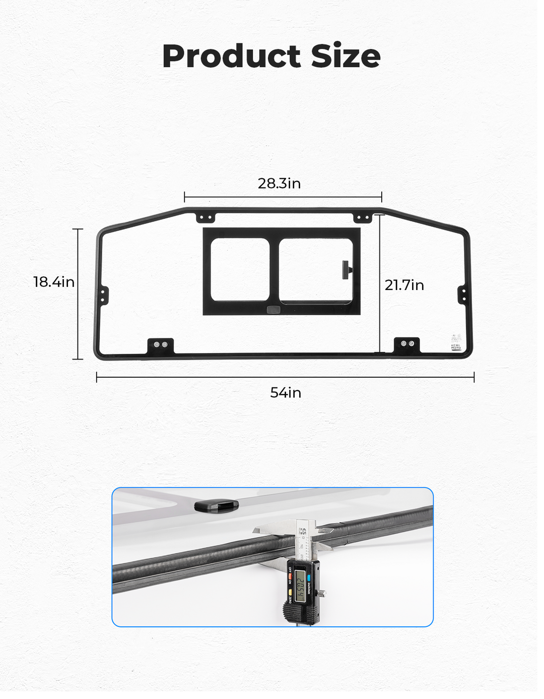 Glass Rear Windshield with Sliding Window for Can-Am Defender & Defender Max HD5/HD8/HD10 (2016–2026) – 5MM DOT Laminated Safety Glass, Scratch-Resistant