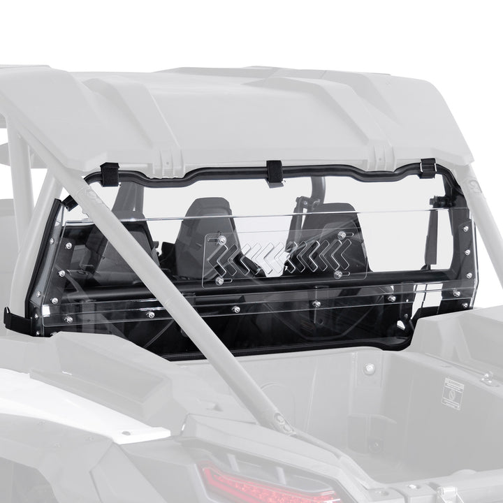 UTV Sliding Vented Clear Rear Windshield for 2024+ Polaris RZR XP 1000 / RZR XP4 1000