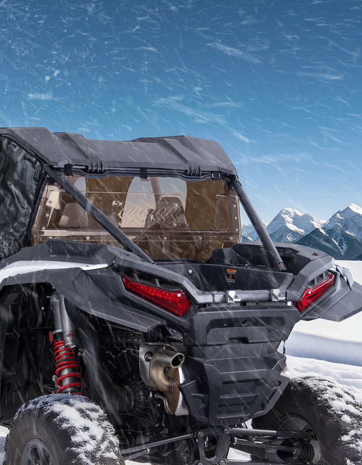 UTV Sliding Vented Tinted Rear Windshield for 2024+ Polaris RZR XP 1000 / RZR XP4 1000