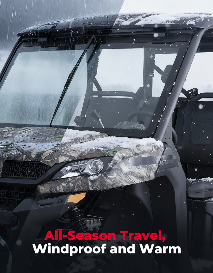 UTV Glass Windshield with Wipers for CFMOTO UForce 1000| 1000 XL