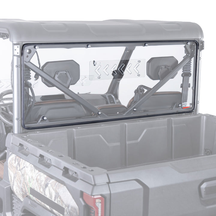 2-in-1 Vented Rear Windshield for CFMOTO UFORCE U10 Pro|XL