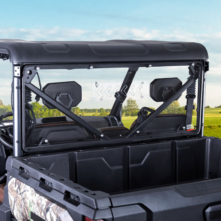 2-in-1 Vented Rear Windshield for CFMOTO UFORCE U10 Pro|XL