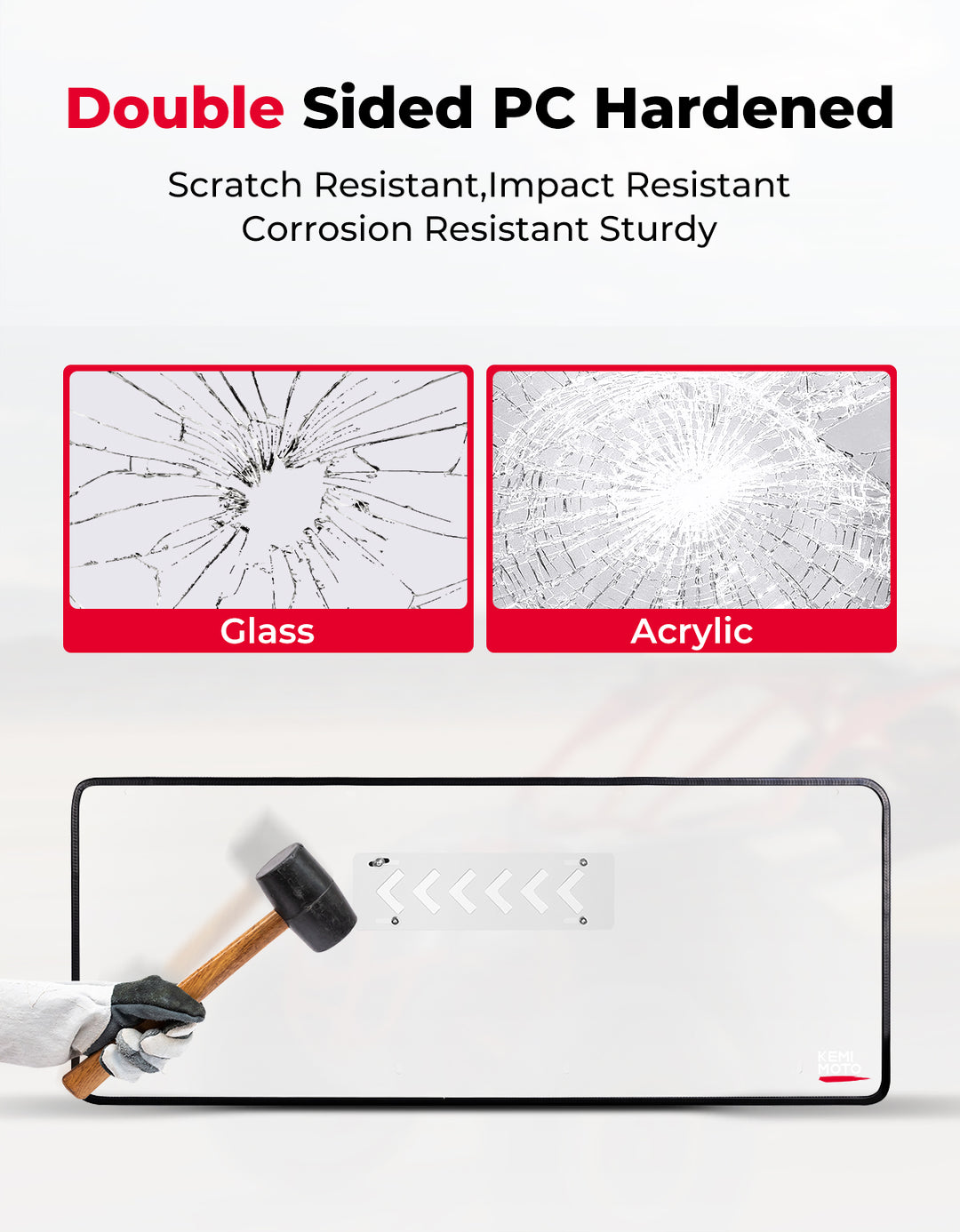 2-in-1 Vented Rear Windshield for CFMOTO UFORCE U10 Pro|XL