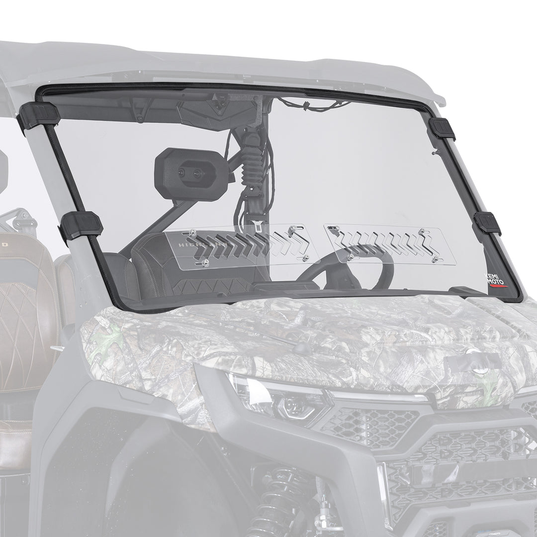 2-in-1 Vented Front Windshield for CFMOTO UFORCE U10 Pro|XL