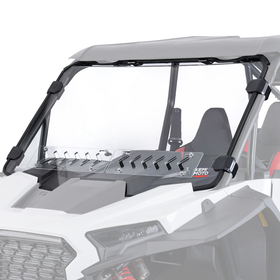 2-IN-1 Vented Windshield Pre-Installed Rubber Strip for 2024+ Polaris RZR XP 1000 / RZR XP 4 1000