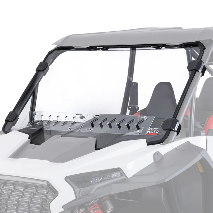 2-IN-1 Vented Windshield Pre-Installed Rubber Strip for 2024+ Polaris RZR XP 1000 / RZR XP 4 1000
