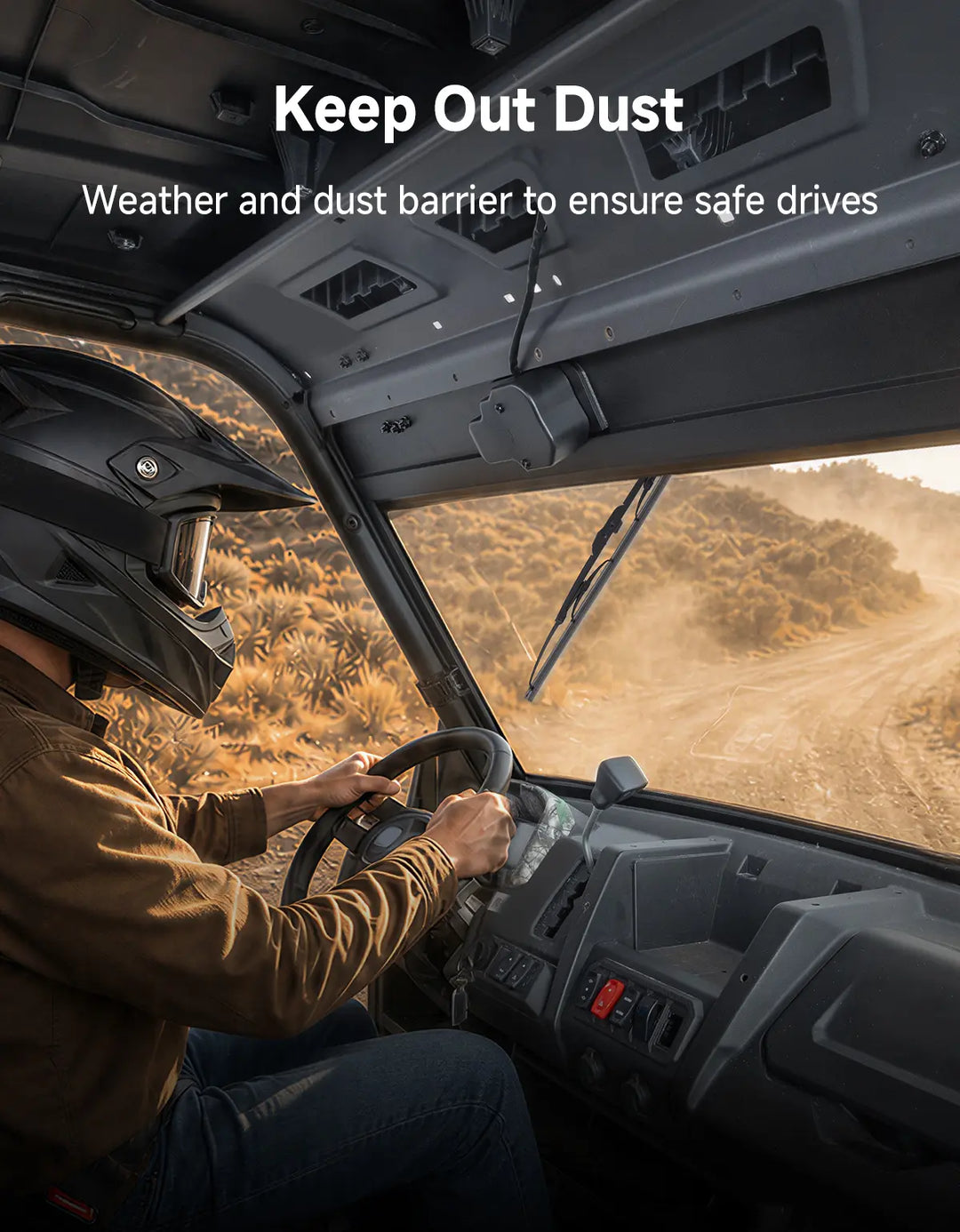 UTV 7mm Glass Windshield with Wipers  For CFMOTO UForce 1000/1000XL