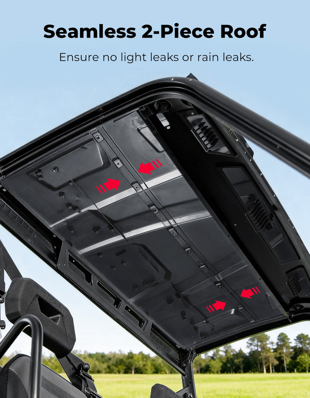 Plastic Hard Roof 3-Seat for Polaris Ranger XP 1000/ 1000/ XP 900