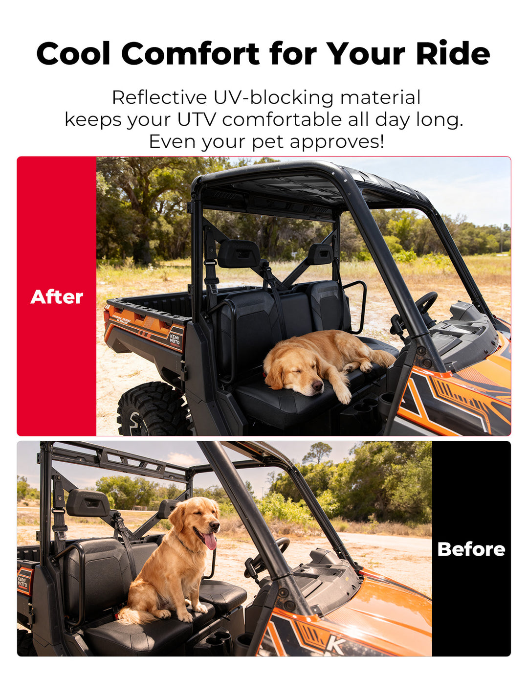 Plastic Hard Roof 3-Seat for Polaris Ranger XP 1000/ 1000/ XP 900