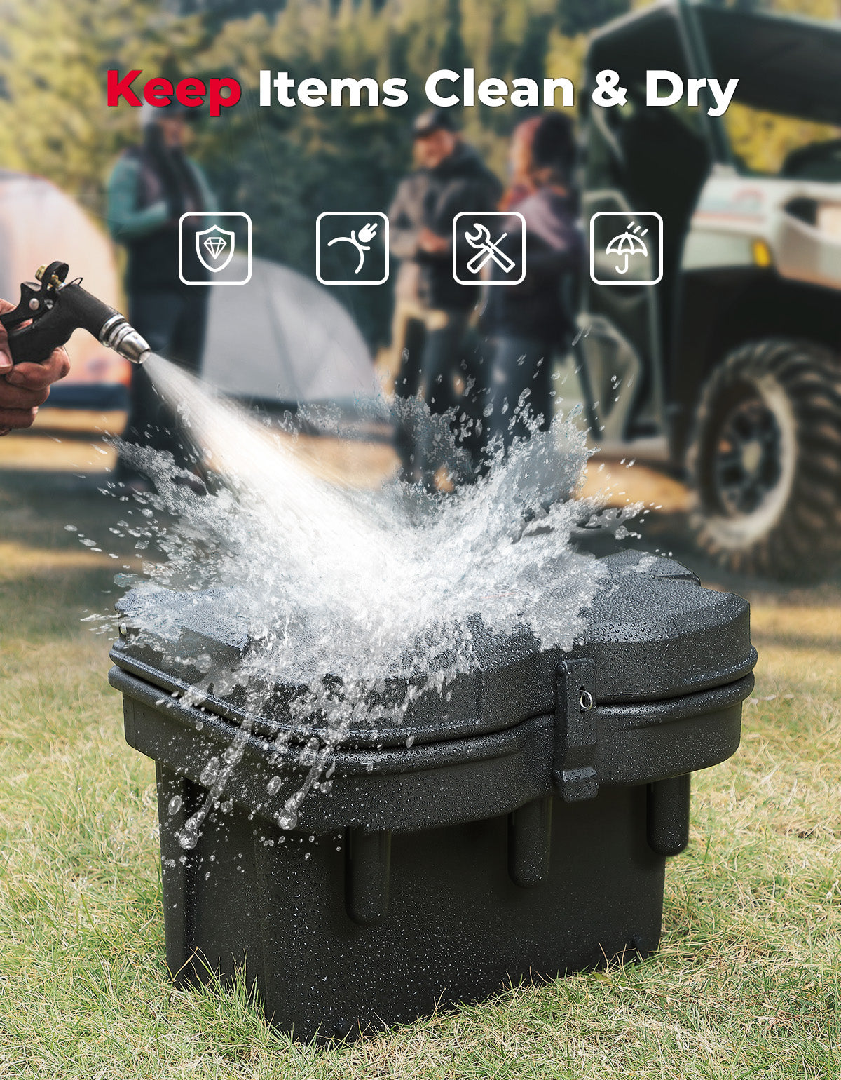 20L Cargo Storage Box (Driver Side) for Polaris Ranger/ General