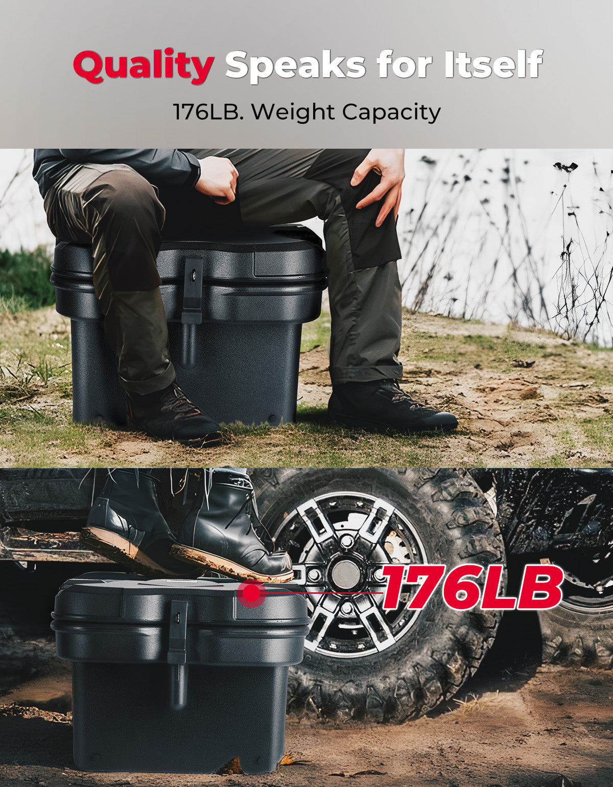 20L Cargo Storage Box (Driver Side) for Polaris Ranger/ General