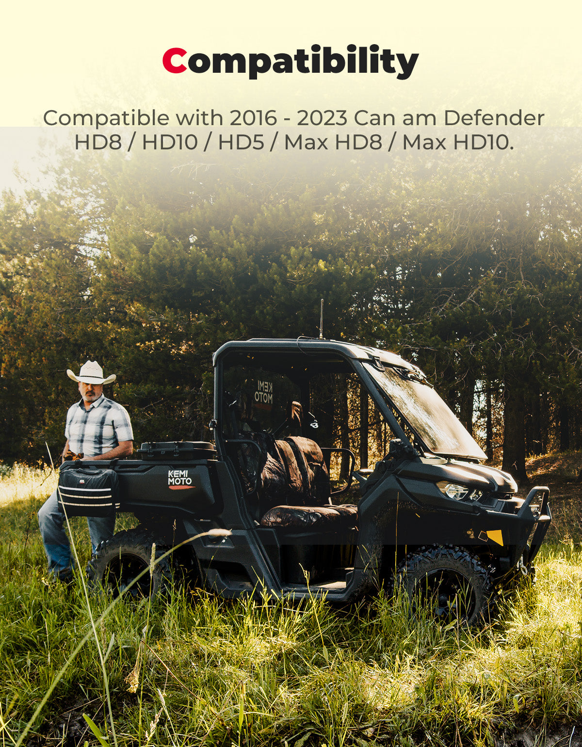 Removable Storage Bin / Box 14.7L for Can-Am Defender HD5|7|8|9|10