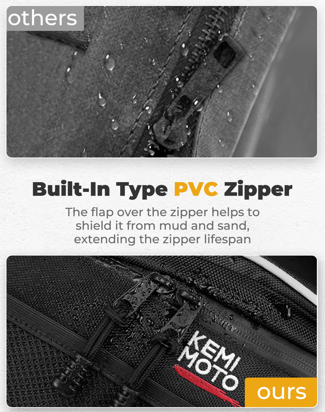 Front Door Bag with Removable Knee Pad for Polaris RZR PRO XP 2020-2023