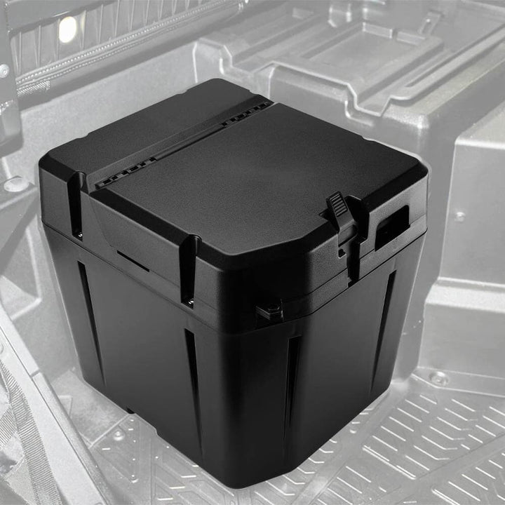 Polaris Ranger XP 1000 Adjustable Break Away Side Mirrors & Under Seat Storage Box - KEMIMOTO