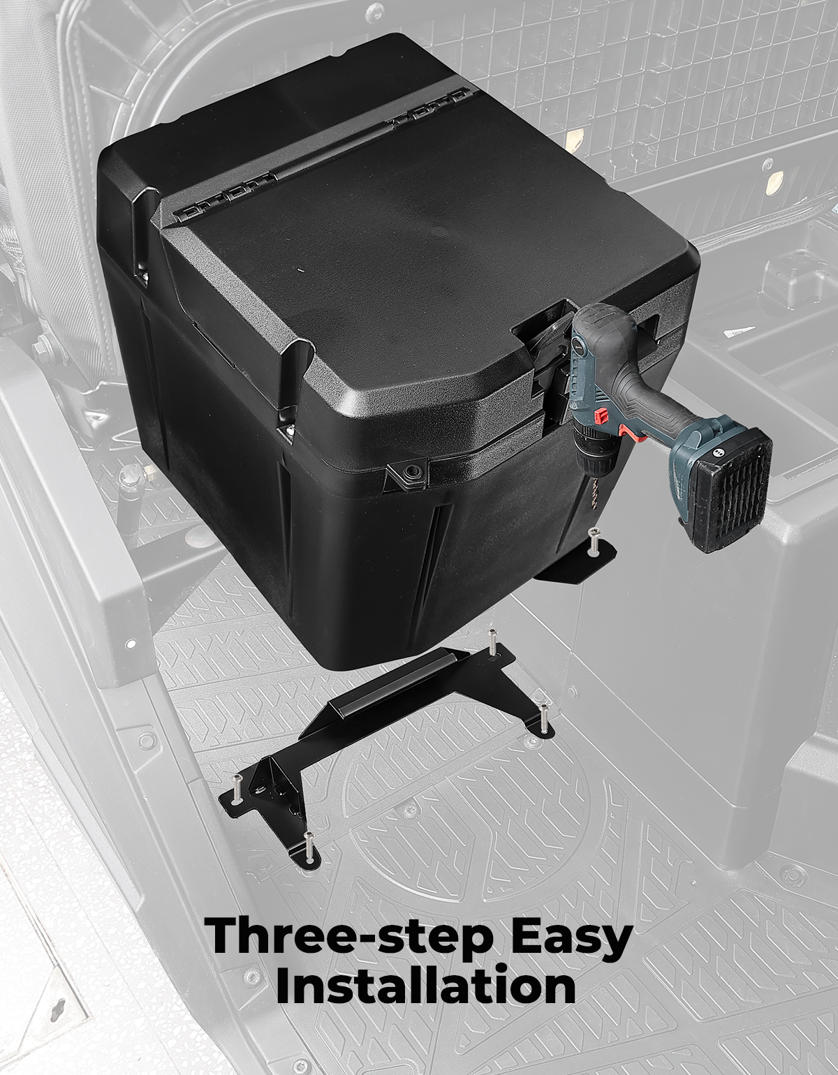 Under Seat Dry Storage Box for Polaris Ranger XP 1000/CREW