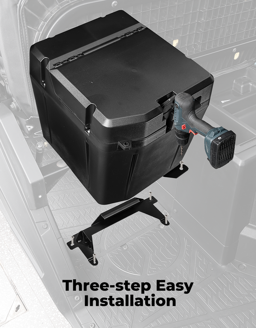 Under Seat Dry Storage Box for Polaris Ranger XP 1000/CREW