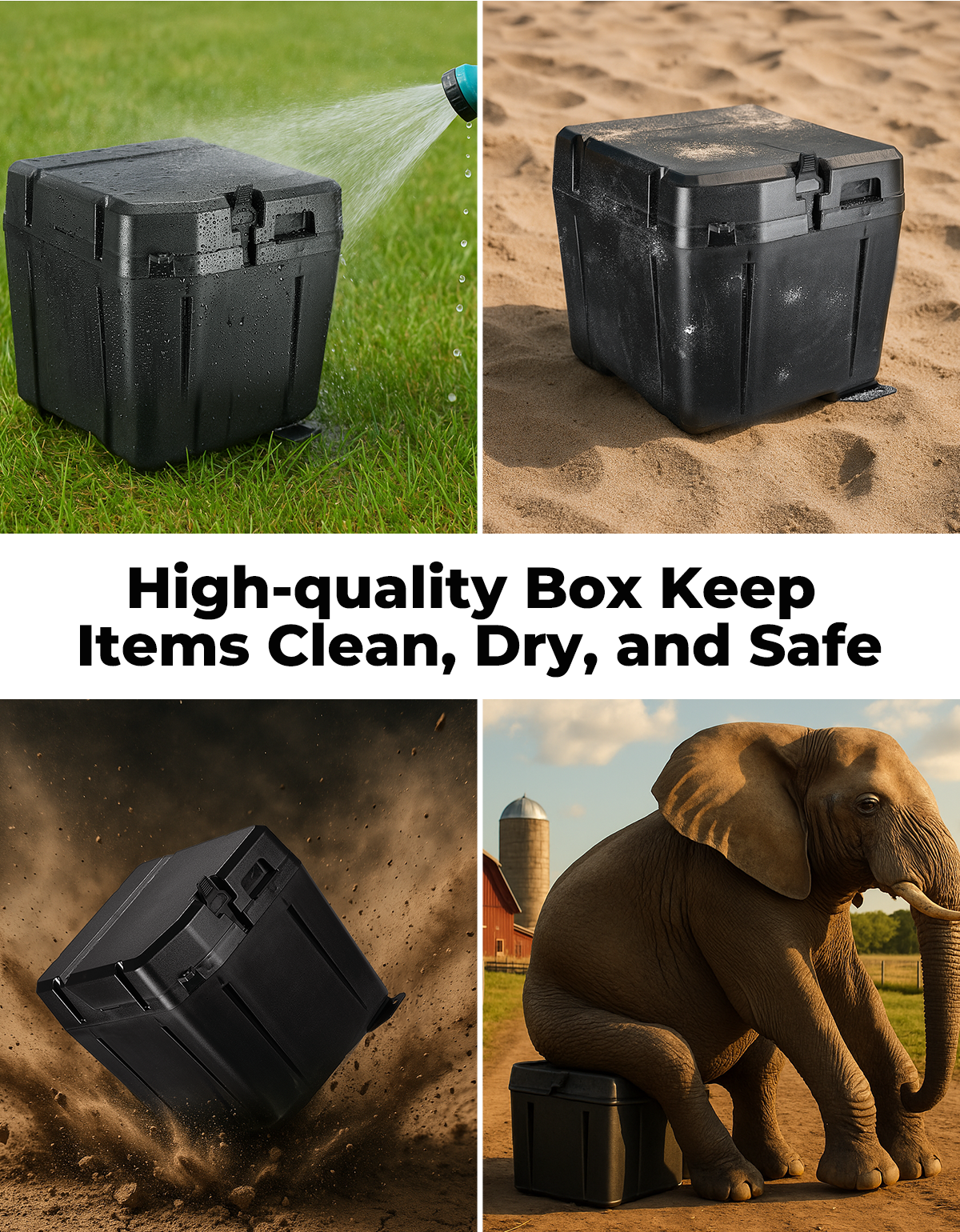 Under Seat Dry Storage Box for Polaris Ranger XP 1000/CREW