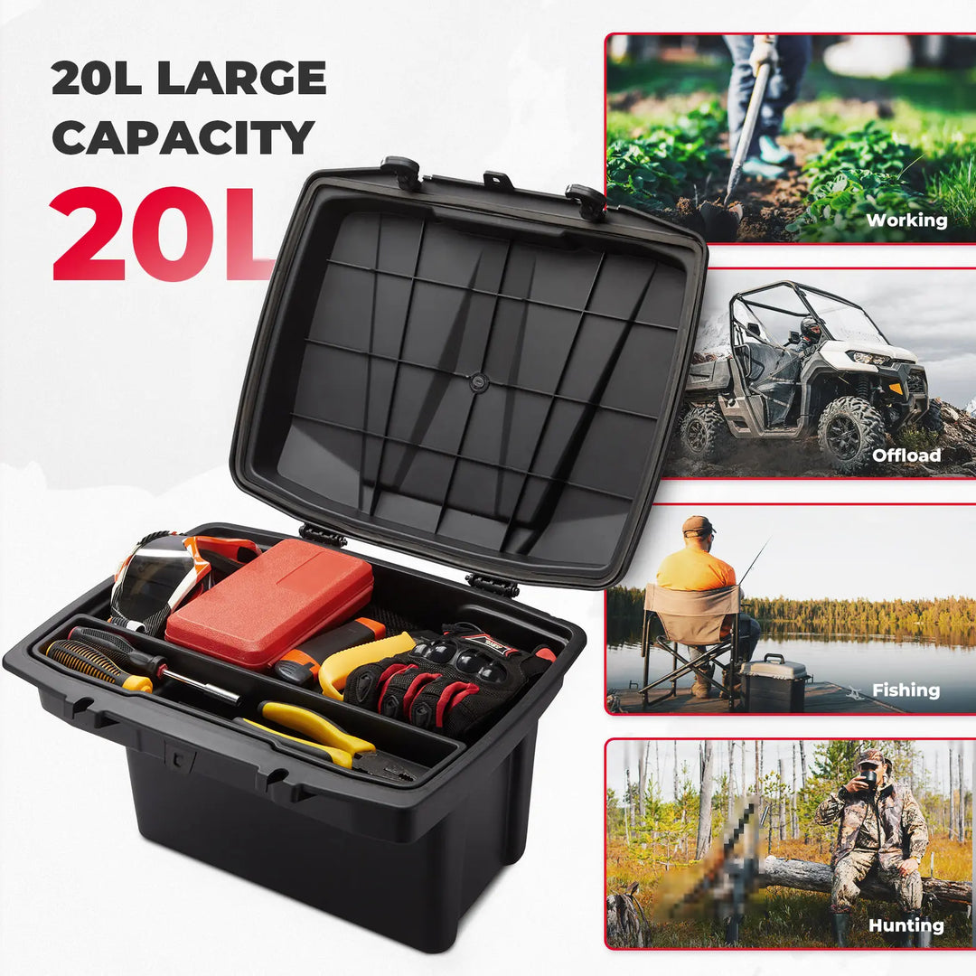 Removable 20L Cargo Storage Box for Can-Am Defender HD5|8|10