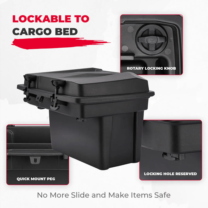 Removable 20L Cargo Storage Box for Can-Am Defender HD5|8|10