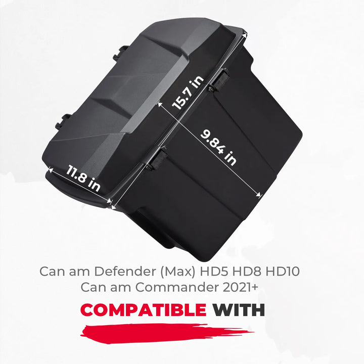 Removable 20L Cargo Storage Box for Can-Am Defender HD5|8|10