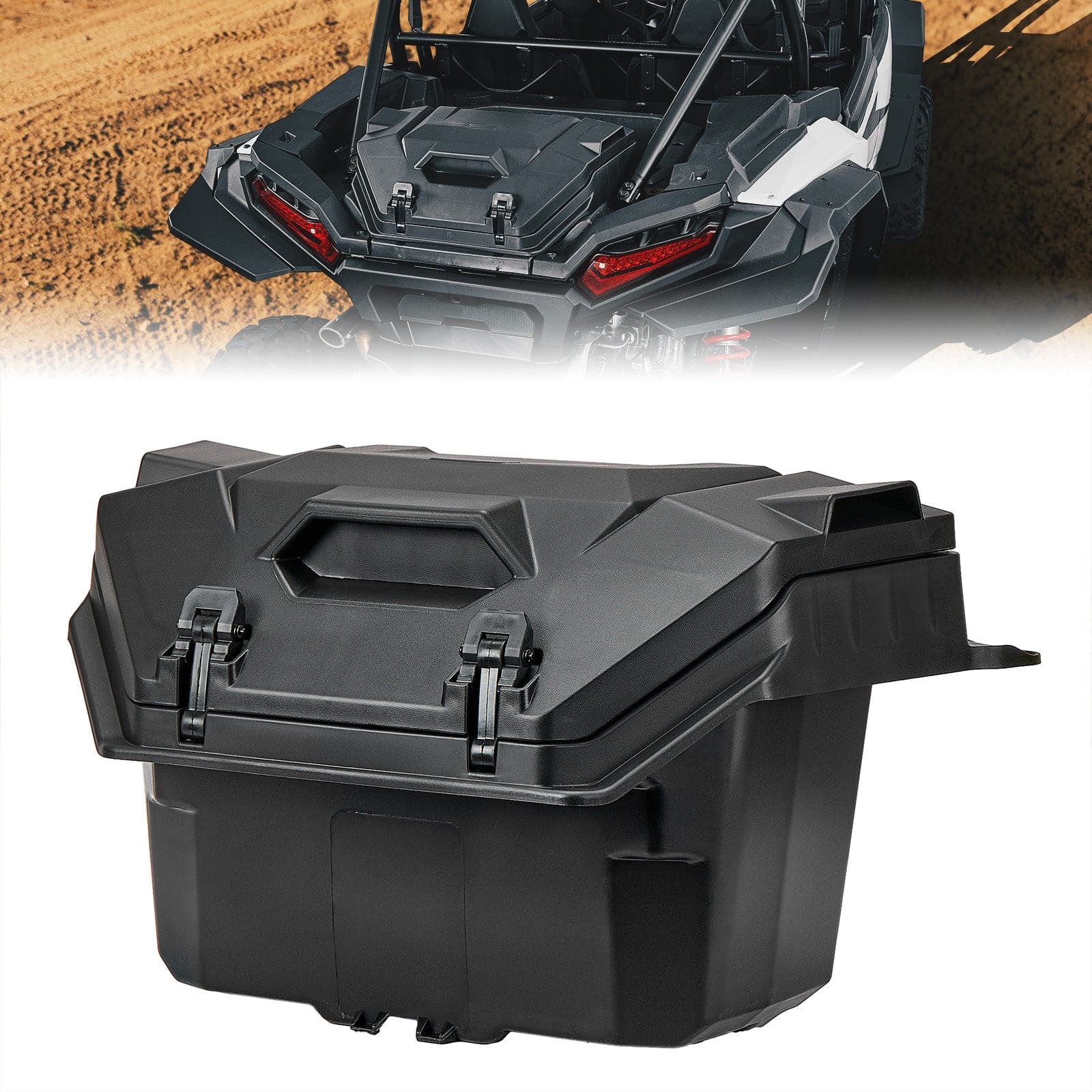 Rear Cargo Box 55QT for Polaris RZR XP 1000/4 1000 2024-2025 - Kemimoto