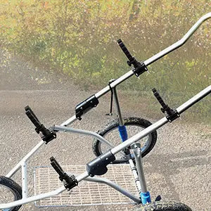 ATV Gun Holder Bow Rack Grips with Rubber Straps for Hunting