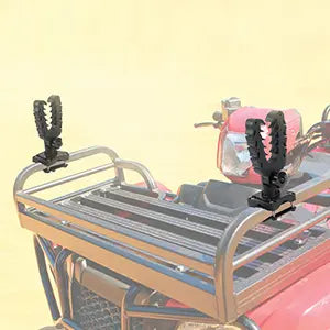 ATV Gun Holder Bow Rack Grips with Rubber Straps for Hunting