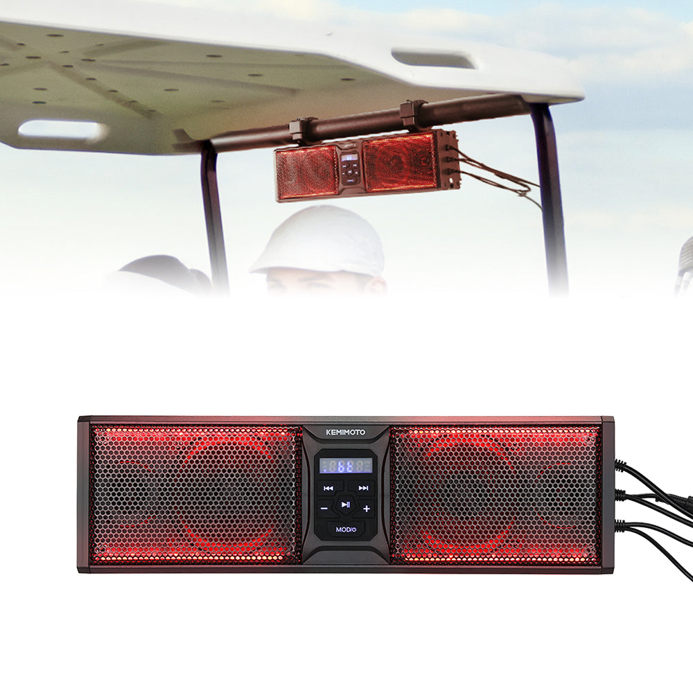 16 Inch RGB Sound Bar for Golf Carts - Kemimoto