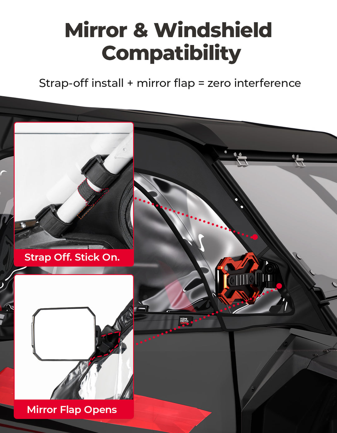 UTV Soft Cab Enclosure for 2024/2025+ Polaris RZR XP 1000
