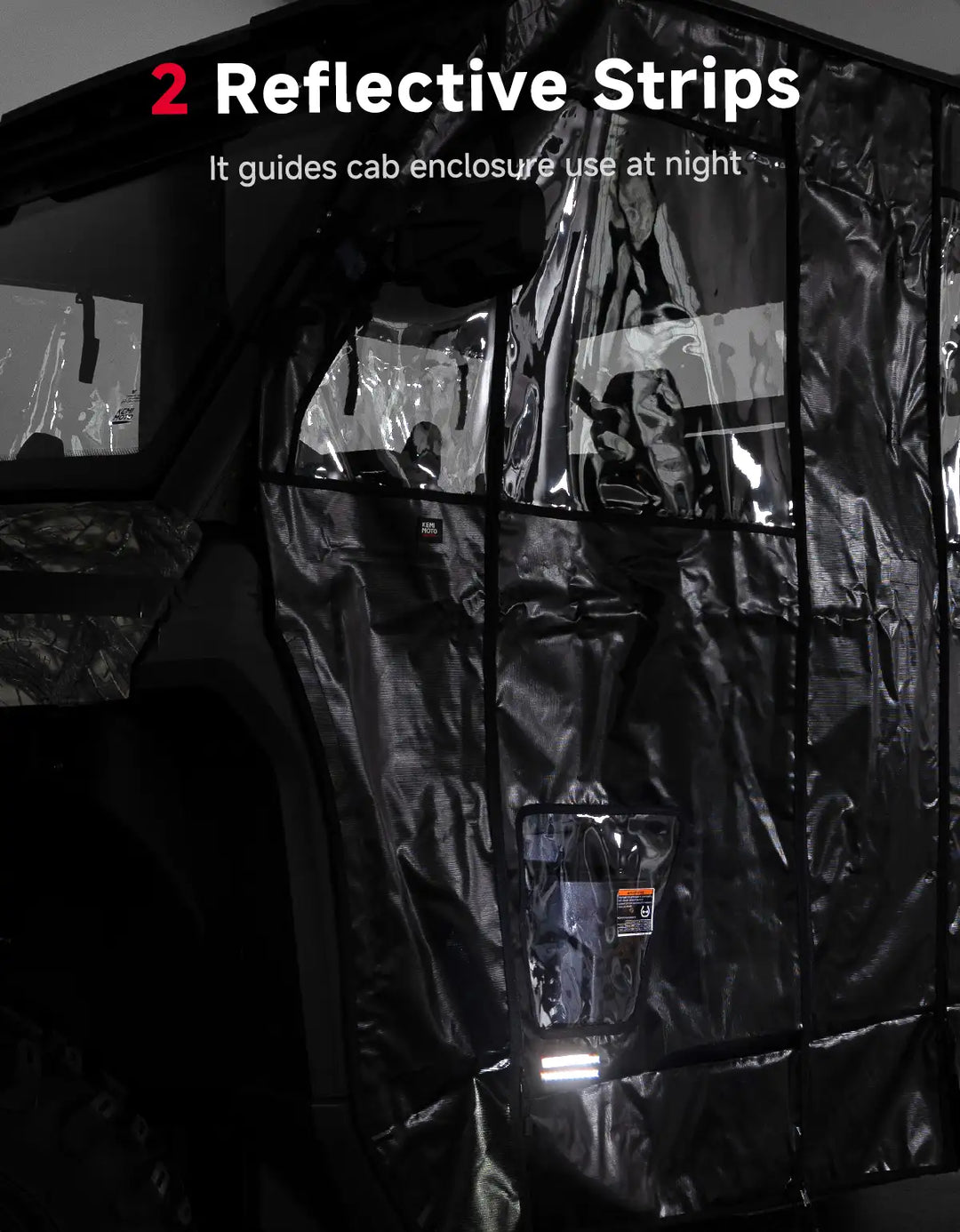 KEMIMOTO Soft Zipper Doors Compatible with CFMOTO UFORCE 1000 XL 2022-2026