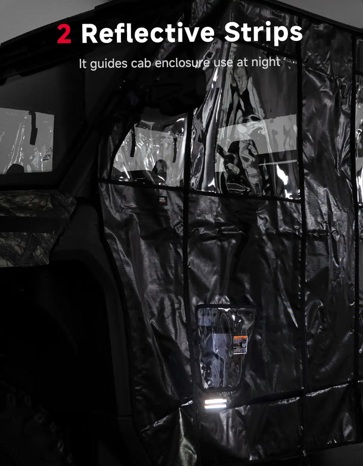 KEMIMOTO Soft Zipper Doors Compatible with CFMOTO UFORCE 1000 XL 2022-2026