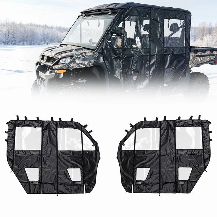 KEMIMOTO Soft Zipper Doors Compatible with CFMOTO UFORCE 1000 XL 2022-2026