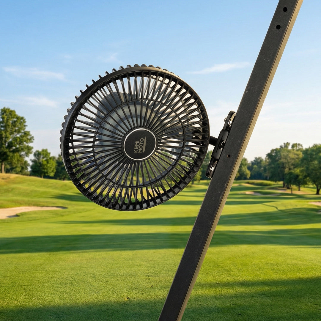 Magnetic Fan for Golf Cart & Forklift, EZGO RXV, Club Car (1-Pack)