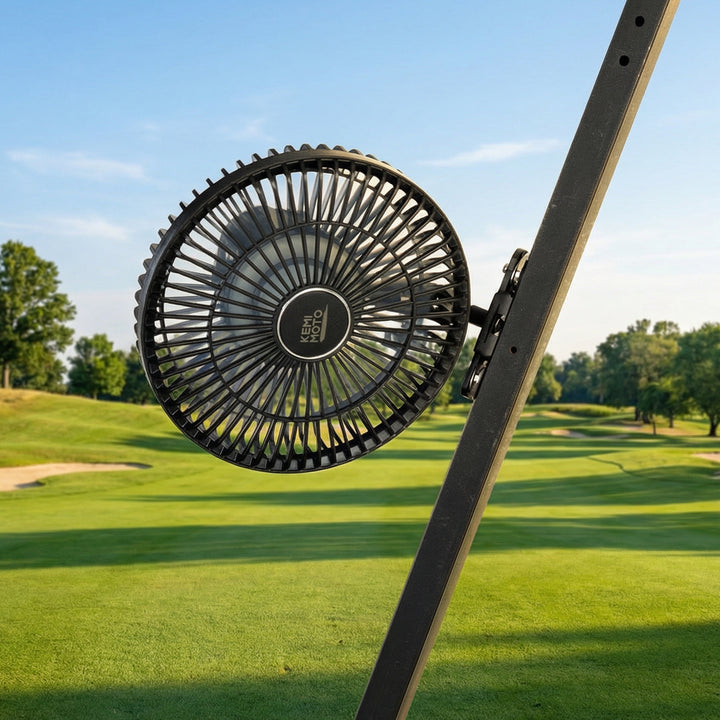 Magnetic Fan for Golf Cart & Forklift, EZGO RXV, Club Car (1-Pack)