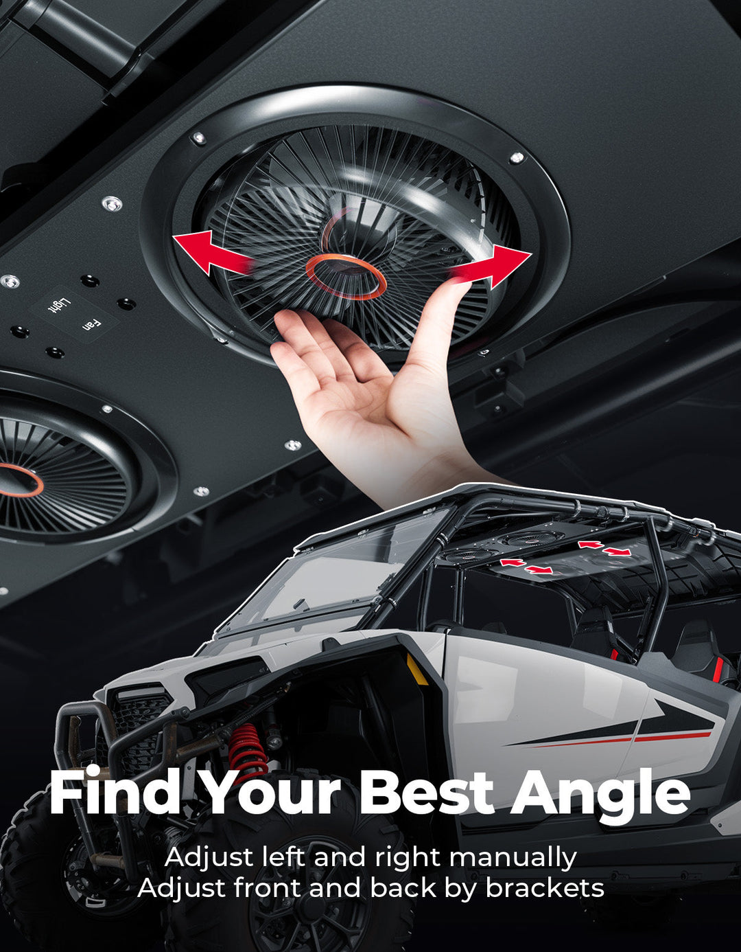 Cooling fan for Side-by-Side- Kemimoto