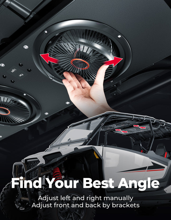 Cooling fan for Side-by-Side- Kemimoto