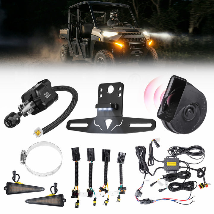 UTV/ATV Universal Turn Signal Kit with Dash Indicator & Sync Taillight