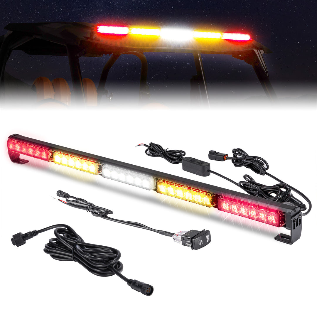 30 inch UTV Chase Light Bar for Can-Am | Polaris | CFmoto | Kawasaki