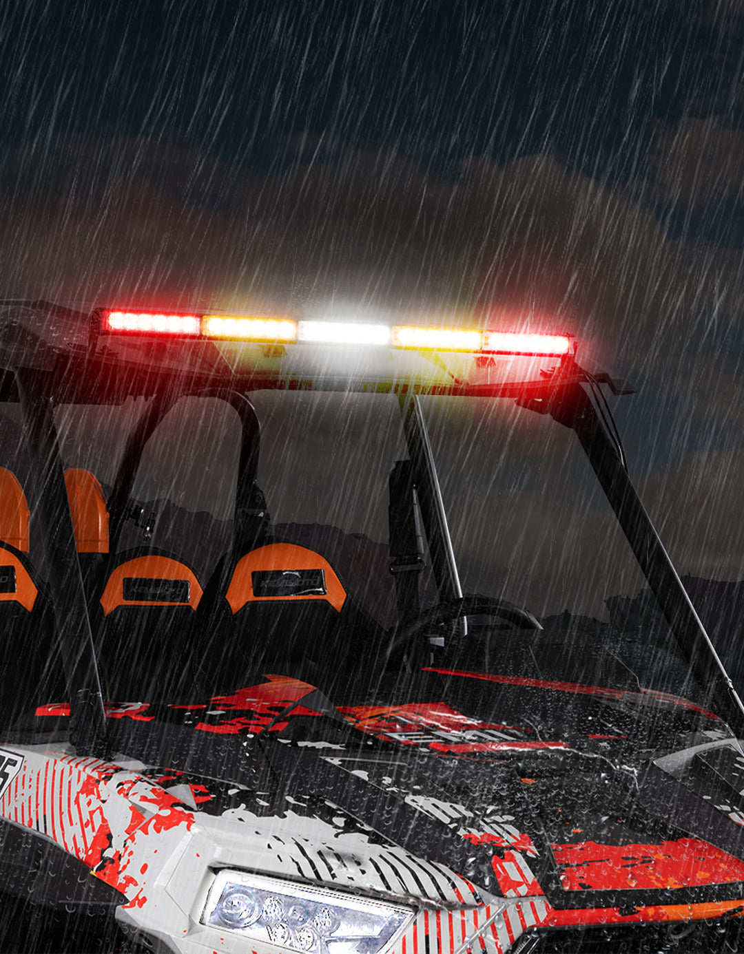 30 inch UTV Chase Light Bar for Can-Am | Polaris | CFmoto | Kawasaki