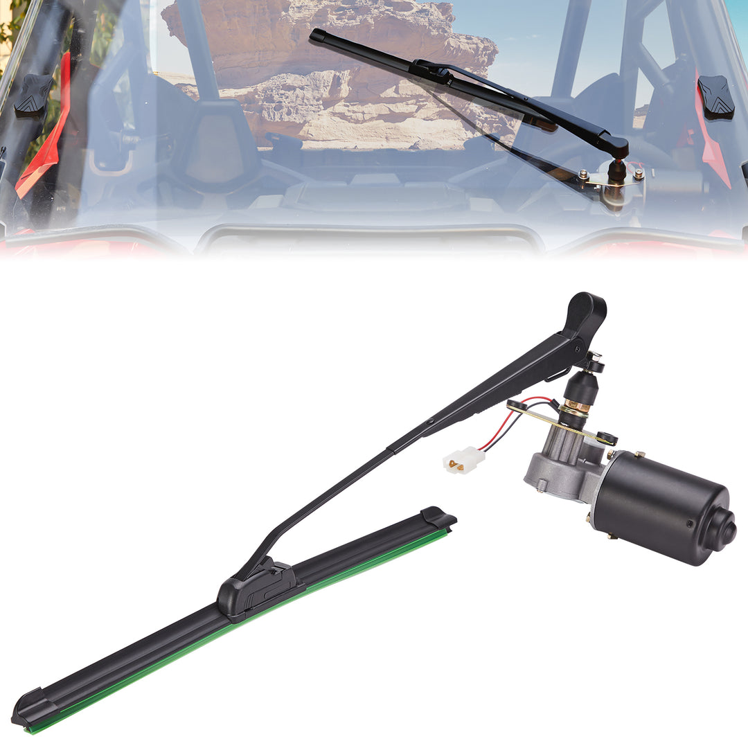 12V Electric Windshield Wiper Kit 16" for most UTV