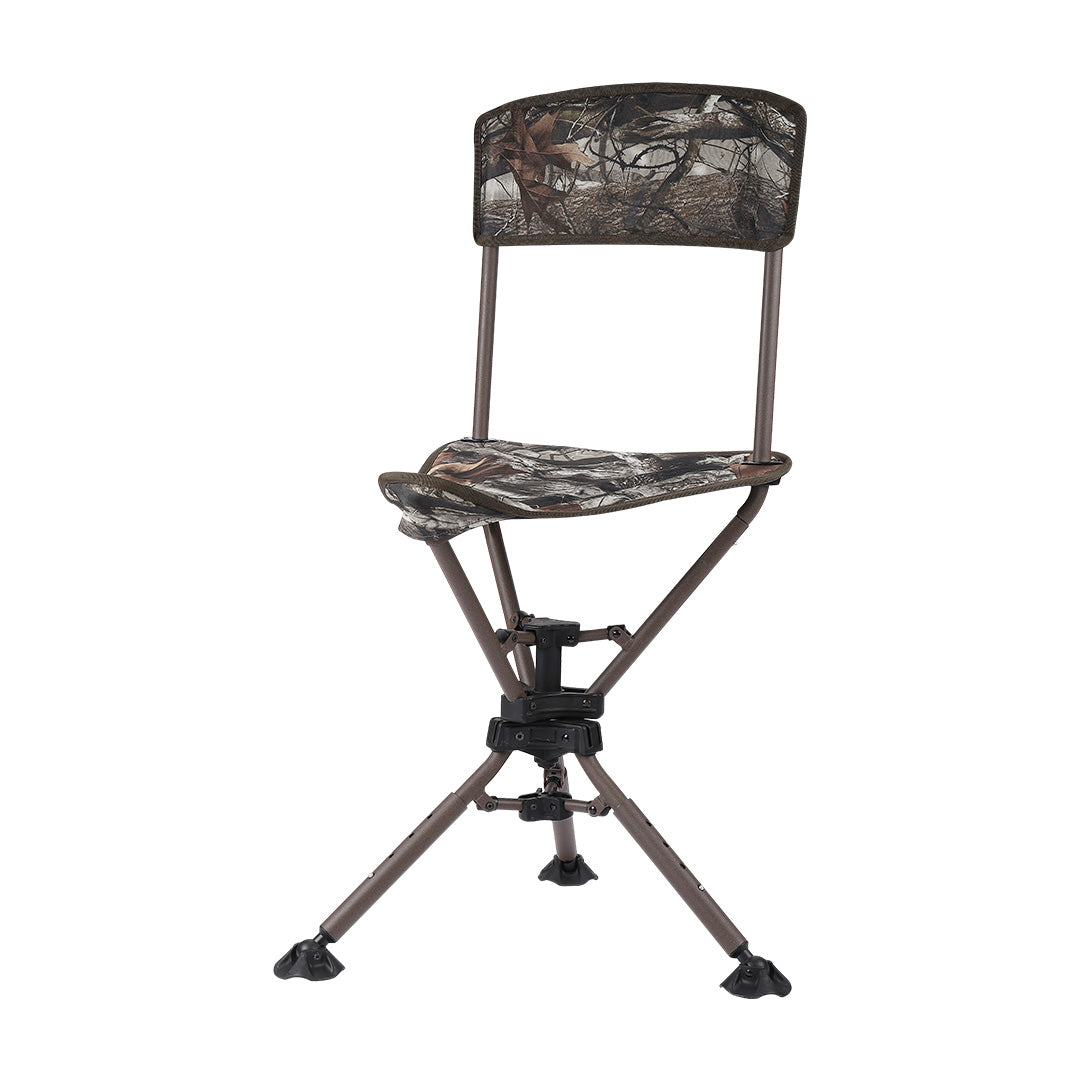 360° Tripod Swivel Hunting Chair with Backrest