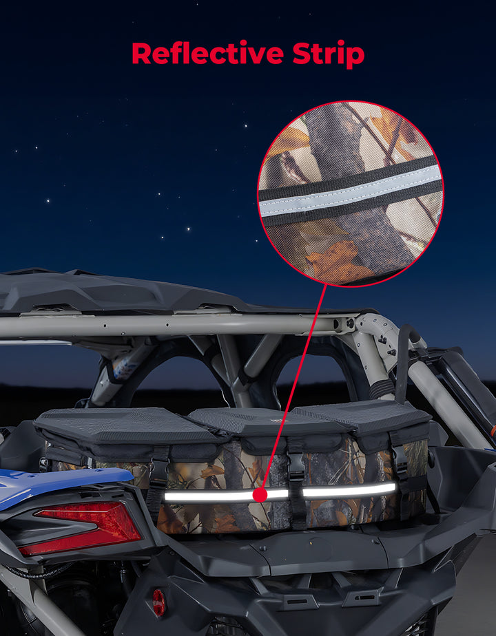 Upgraded 50L ATV Cargo Bag – Front/Rear Rack Cooler & Storage Box, Fits Can-Am X3, Outlander, Renegade 500–1000