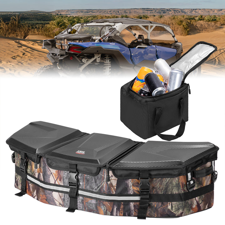 Upgraded 50L ATV Cargo Bag – Front/Rear Rack Cooler & Storage Box, Fits Can-Am X3, Outlander, Renegade 500–1000