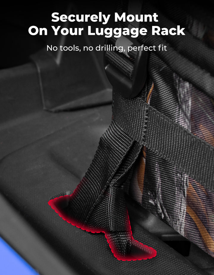 Upgraded 50L ATV Cargo Bag – Front/Rear Rack Cooler & Storage Box, Fits Can-Am X3, Outlander, Renegade 500–1000