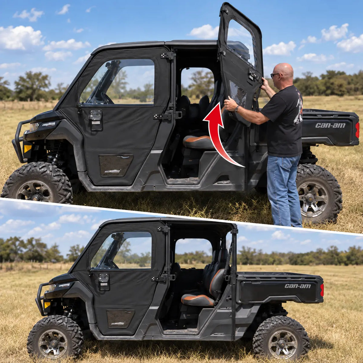 Take the Door Off as One Assembly
